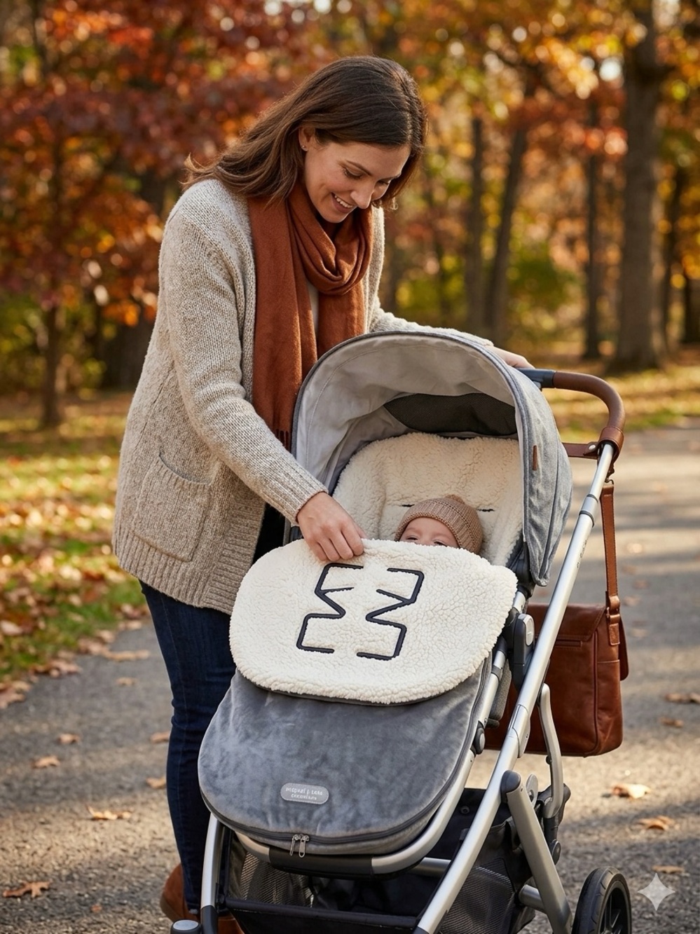 JJ Cole Original Bundleme – Infant Car Seat & Stroller Cover (Graphite) VGUC